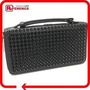 Christian Louboutin Christian Lebutan Travel Case Spike Soods Long Fallet (với ví tiền xu)