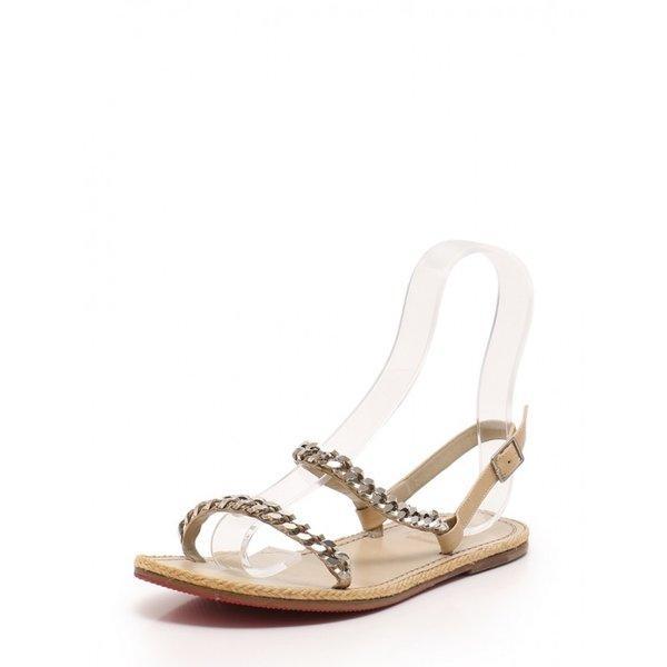 Christian Louboutin Christian Louboutin Sandal Da Chuỗi màu be được sử dụng: 250462: Cửa hàng Reclo Yahoo -Mail Đơn đặt hàng Mua sắm