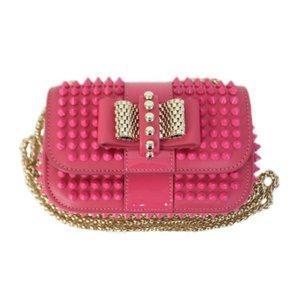 Christian Louboutin Christian Louboutin Sweet Charli Tears Chain Túi vai 1145010 Fuchsha Ladies (UNEDED): 190716252: Brans