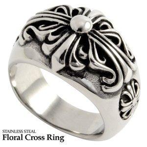 Chrome Hearts Ring Ring Ring Men Thép không gỉ Chữ thập hoa 19-18 Phụ kiện chéo 6191: 6191s: Cửa hàng phụ kiện nam Sakuto -Mail Đơn đặt hàng Mua sắm Mua sắm