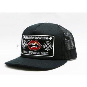 MỚI ☆ Chrome Hearts Hat PPO Tracker Cap Cheong-Par Black/Lưới Ch Cross: