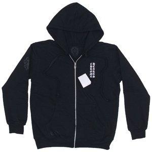 Chrome Hearts Hoodie Zip Zip Lined Nghĩa trang Cross Chrome Heart