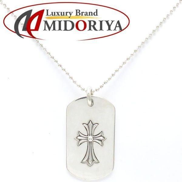 Chrome Hearts Chrome Hearts SV925 Dock Tag Vòng cổ Bạc Đàn ông/098285 [Đã qua sử dụng]: 098285: Midoriya Co., Ltd.