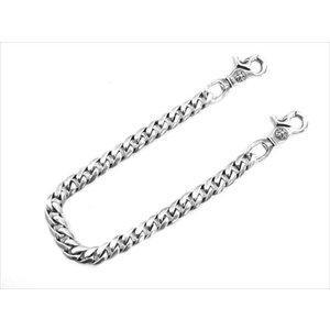 Chrome Hearts Classic Long 2 Clip Long Classic Wallet Chuỗi tổng chiều dài 51cm Trái tim Chrome