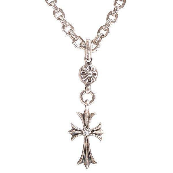Chrome Hearts Chrome Hearts SV925 Tinecros 1P Kim cương Chuỗi Pandant Chuỗi Vòng cổ Inc.