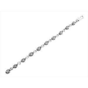 Chrome Hearts Clom Hearts Cửa hàng thường xuyên trong nước Bản gốc No2 Cross Ball Bracelet Longm