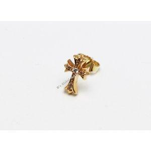 Chrome Hearts/Eprings Studian/Ch Cross/Pave Diamond/K22 Vàng vàng hoa tai: ER-STD-CHCRROS-PDIA-22K: Muzi M-Mail Đơn đặt hàng Mua sắm Mua sắm