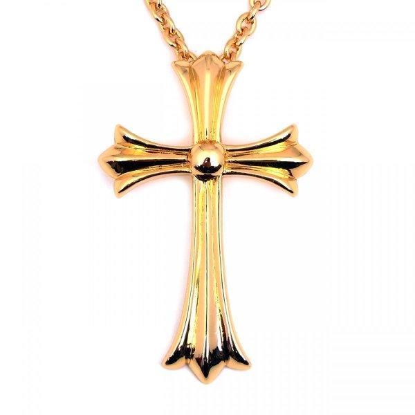 Thương hiệu nam nổi tiếng SBG Big Cross Vòng cổ 22K GP Gold Silver giao tiếp Top: SBG-NK-002: SBG Cửa hàng chính thức mua sắm Mua sắm