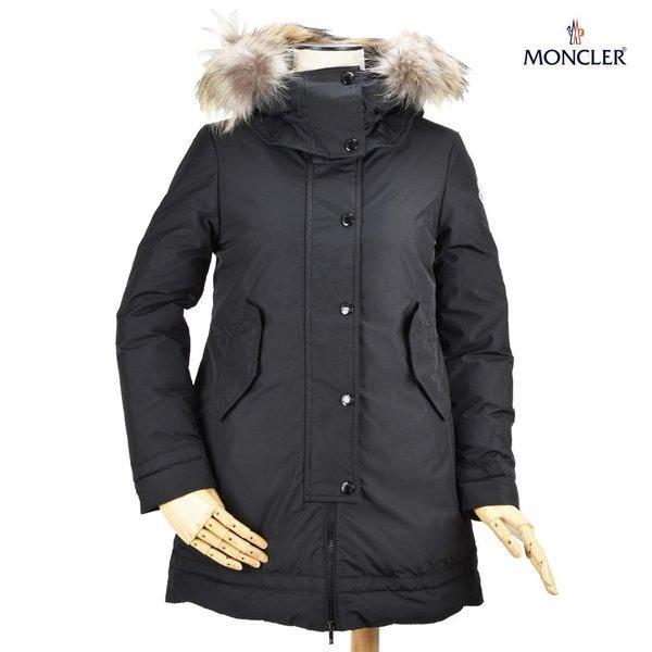 Moncler Moncler 49393 25 57244 999 Yolande Yoland Down áo khoác Down Coat Kids Girl Ladies Black Black Food & Fur