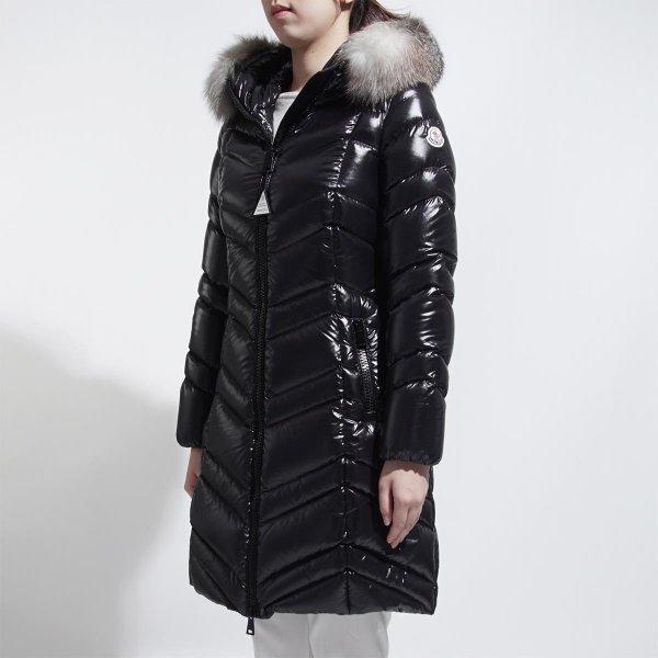 Moncler Moncler Down Coat Blac...