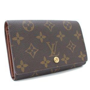 Louis Vuitton Porto Monvierzor Monogram BI -Fold Wallet Unisex Monogram Canvas Brown M61730 Louis Vuitton Mail Mua sắm