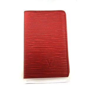 Louis Vuitton Louis Vuitton Epocket Cult Truy cập danh thiếp của Da Red Red Ladies Đặt hàng