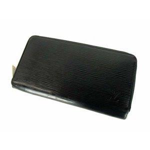 Louis Vuitton Louis Vuitton Long Wallet Epi M61857 Zippy Wallet Round Fastener Leather Leather Black Acodion Ladies Order