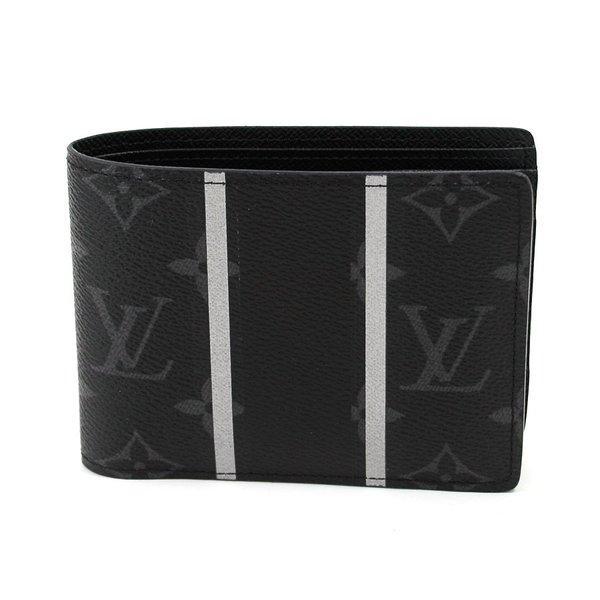 Louis Vuitton Louis Vuitton BI -Folding Monogram Eclipse Portofoille Nhiều M64439 Silver X Black System: 95112: thương hiệu Valus -Mail Đơn hàng Mua sắm Mua sắm