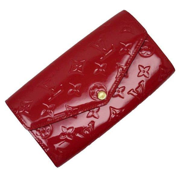 Louis Vuitton Louis Vuitton Long Wallet Monogram Verni Portofoyille Sarapatent Leath