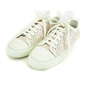 Louis Vuitton Louis Vuitton Sneakers Da Monogram White White Pink Ladies Order Mua sắm