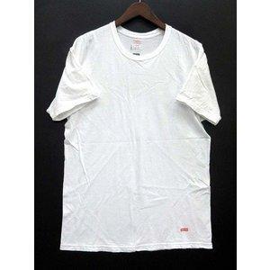 Tối cao Haines Haines Hanes T -Shirt Box Logo Tagles Hộp logo Tee Teeve Crew White M ☆ AA ★ Mua sắm đặt hàng qua thư nam