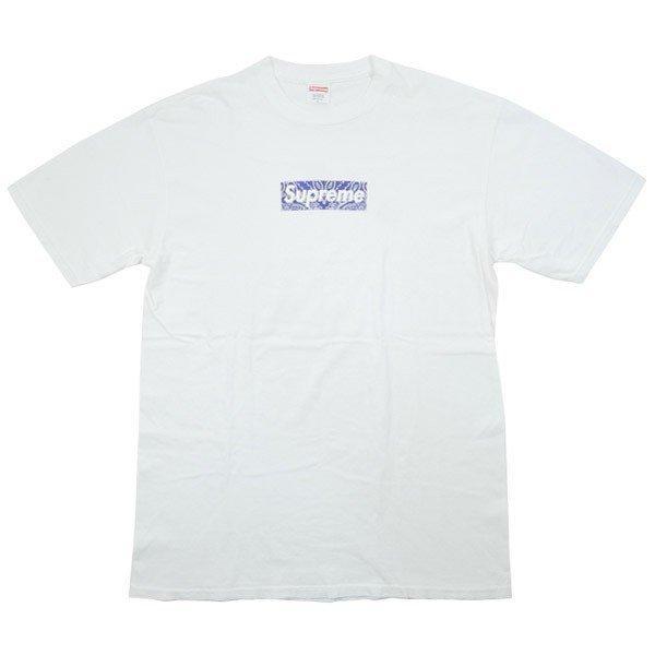 Logo hộp tối cao Tee Paisley Mẫu hộp logo T -Shirt White Kích thước [L] [đã sử dụng -tood] [Đã sử dụng]: 10153378: Mua và bán quần áo cũ của thương hiệu246