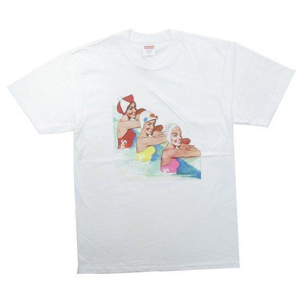 Supreme tối cao 18SS bơi tee tee t -shirt White Kích thước [L] [Mới và không sử dụng]: 10183544: Mua và bán quần áo có thương hiệu ở lại