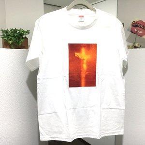 Tối cao tối cao Christ Christ tối cao X Andres Serano ngắn tay áo phông màu trắng không sử dụng [đã sử dụng]