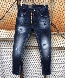 Bán hàng phổ biến bán hàng mỏng quần dsquared2 deekuard nổi tiếng mùa thu / xu hướng mùa đông rõ ràng quần jean
