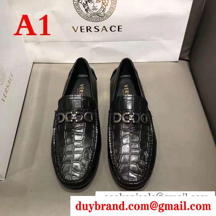 今シーズン注目のアイテム versace ヴェルサーチ 大人気限定 多色可選 カジュアルシューズ 日本より安い