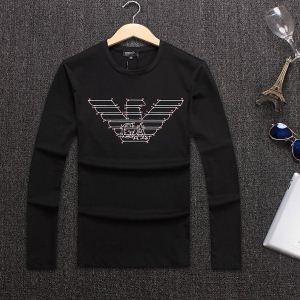 Mới mặc 3 màu sắc bình thường quần áo armani armani tất cả các mùa cotton cotton lint được đề xuất t -shirt