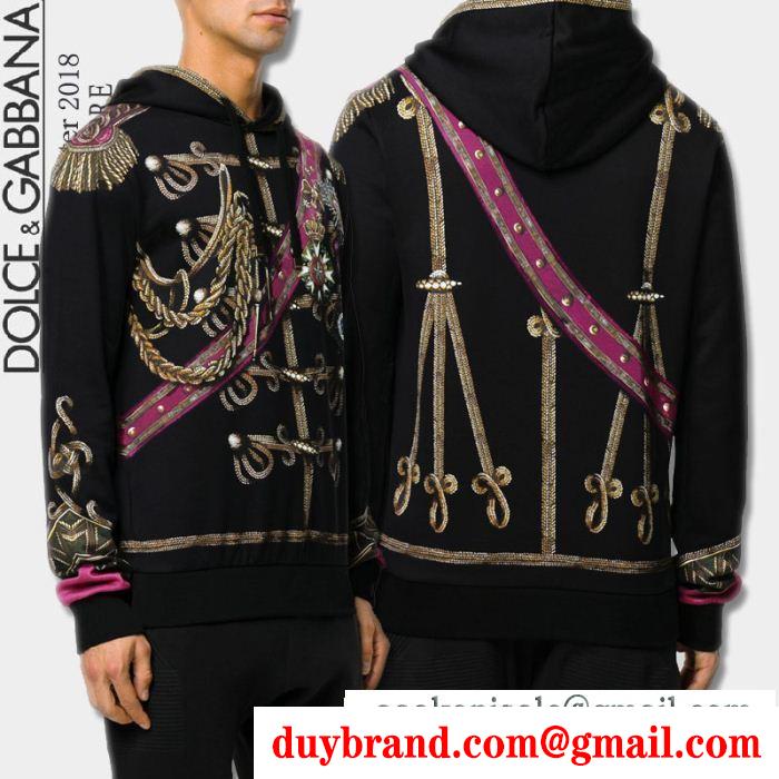 モードな雰囲気 パーカー ドルチェ＆ガッバーナ dolce&gabbana 期間限定 2色可選