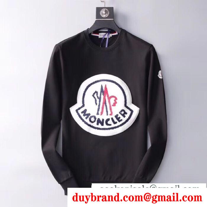 最高級品質 長袖tシャツ 新品未使用 モンクレール moncler 4色可選 お洒落アイテム