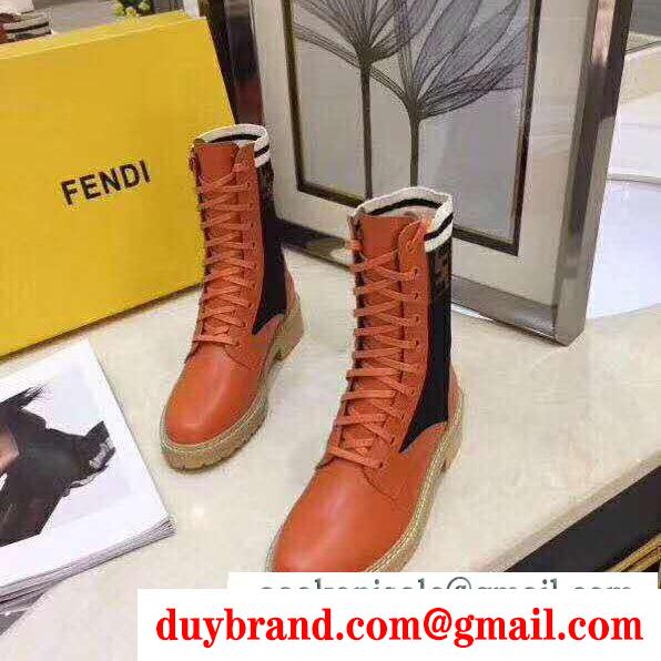 お洒落ポイント高め 大好評シリーズ fendi フェンディ ショートブーツ