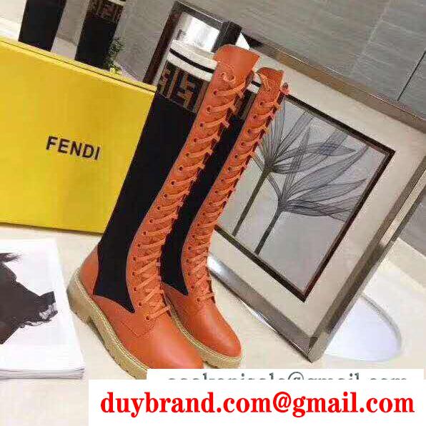 スタイリッシュで上品な 人気な定番アイテム fendi フェンディ ロングブーツ