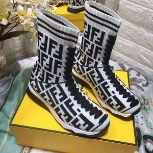 Sê -ri nổi tiếng Fendi Fendi Boots Sit Boots 2 Lựa chọn màu _ Fendi Fendi_ Thương hiệu giá rẻ 