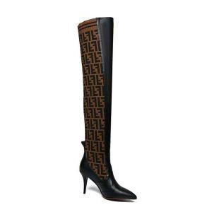 Boots dài điểm thời trang các mặt hàng tiêu chuẩn cao fendi fendi phổ biến phổ biến _ fendi fendi_ Thương hiệu giá rẻ 