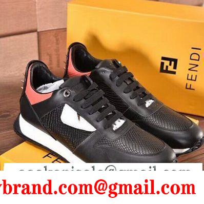 大注目！関税送料込★FENDI★レザースニーカー37702867お買い得人気セールフェンディ 偽物男性用スニーカー運動靴