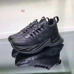 Sneakers Louis Vuitton Sneakers Thâm hụt giá rẻ Siêu giá thoải mái đào tạo đi bộ chạy bộ chạy bộ chạy màu nâu đen