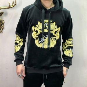 Versace ◇ FW18 Huấn luyện viên cotton thời trang Velsy Parker Dinh hoạt tất cả các mô hình