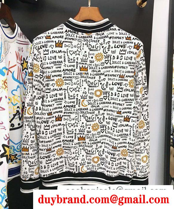 18SS新作 ドルチェ＆ガッバーナ 暖かさと軽さを兼ね備えた  Dolce&Gabbana プルオーバーパーカー 新色登場