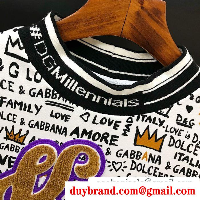 18SS新作 ドルチェ＆ガッバーナ 暖かさと軽さを兼ね備えた  Dolce&Gabbana プルオーバーパーカー 新色登場