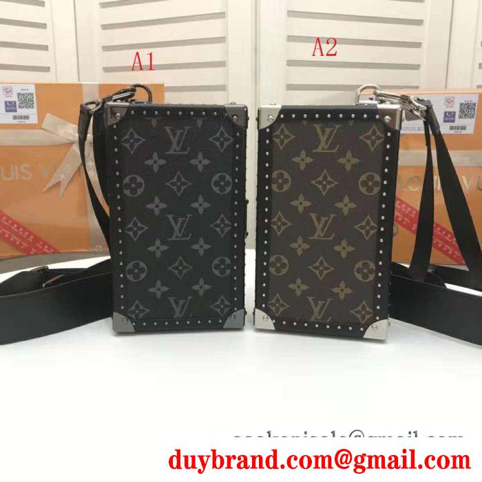 ソフトなchất liệuを使用 お出掛けに便利 存在感のある 2色可選 モノグラム louis vuitton ルイ ヴィトン