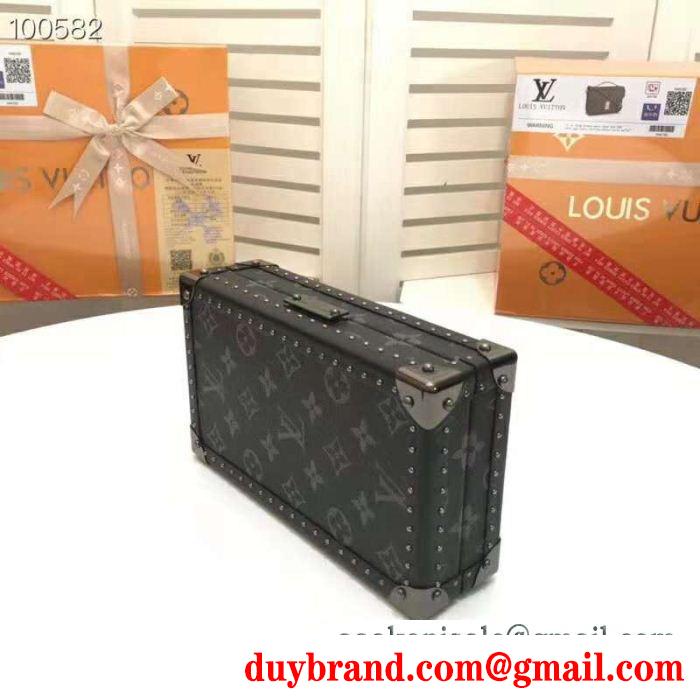 ソフトなchất liệuを使用 お出掛けに便利 存在感のある 2色可選 モノグラム louis vuitton ルイ ヴィトン