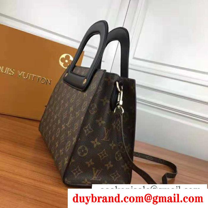 大人っぽさがアップする 創意デザイン louis vuitton ルイ ヴィトン ハンドバッグ 4色可選