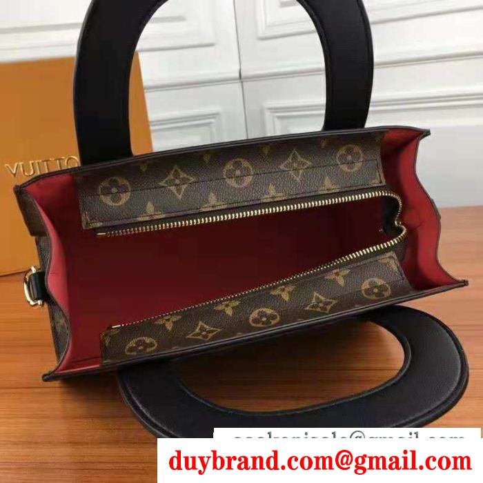 大人っぽさがアップする 創意デザイン louis vuitton ルイ ヴィトン ハンドバッグ 4色可選