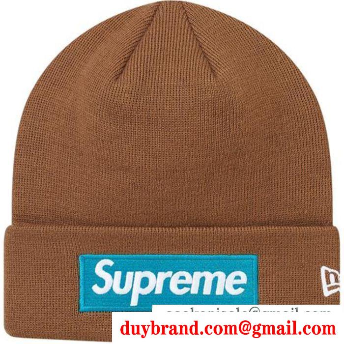 多色可選 supreme シュプリーム ニットキャップ supreme 16fw 17fw 18fw new era box logo beanie 今一番熱い