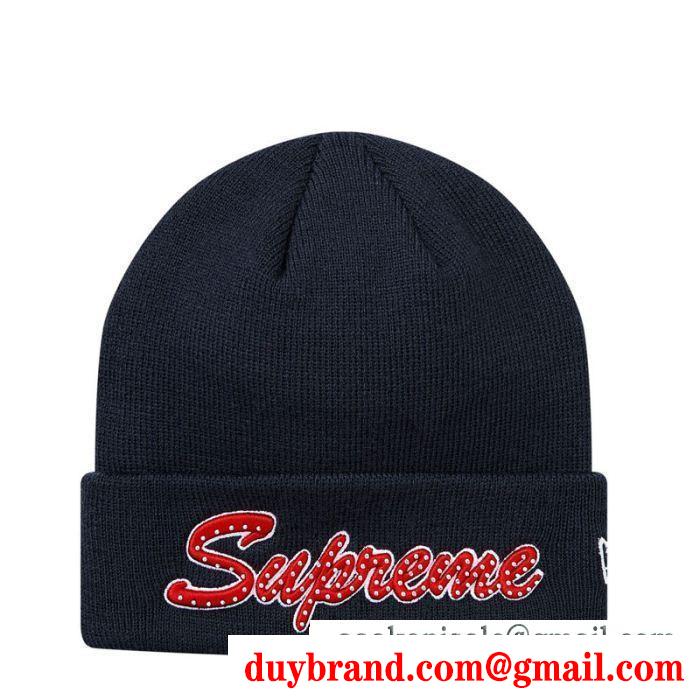 ニットキャップ supreme 18fw new era script beanie お得な価格で登場 新鋭ブランド supreme シュプリーム 多色可選