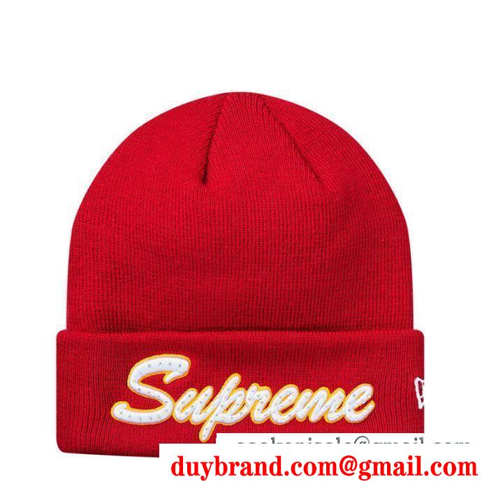 ニットキャップ supreme 18fw new era script beanie お得な価格で登場 新鋭ブランド supreme シュプリーム 多色可選