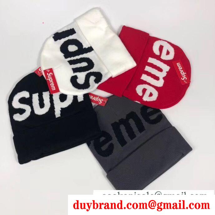 SUPREME シュプリーム ニットキャップ 多色可選 supreme big logo beanie sup 秋冬間違いないアイテム 大好評シリーズ