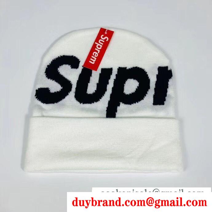 SUPREME シュプリーム ニットキャップ 多色可選 supreme big logo beanie sup 秋冬間違いないアイテム 大好評シリーズ