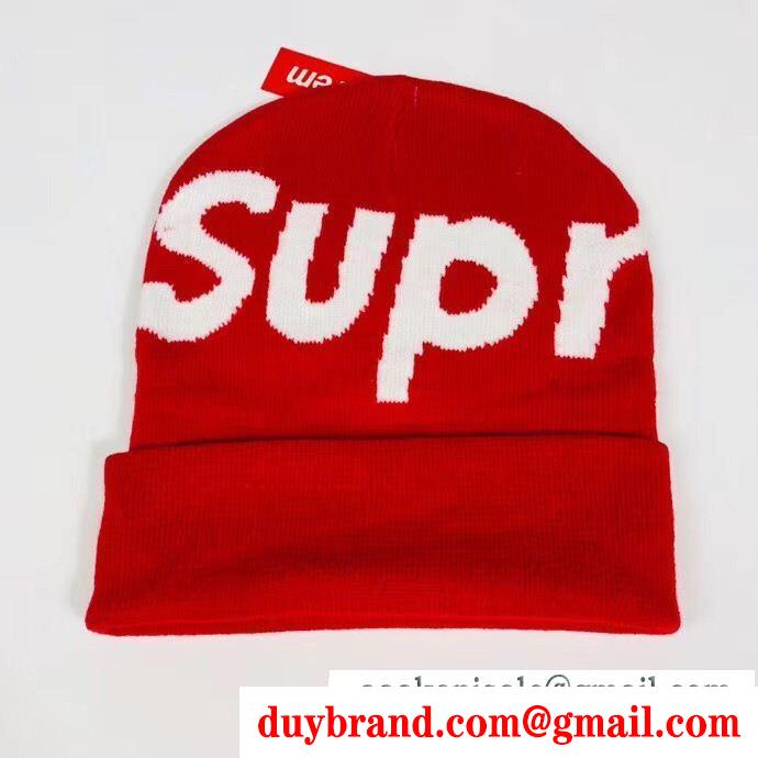 SUPREME シュプリーム ニットキャップ 多色可選 supreme big logo beanie sup 秋冬間違いないアイテム 大好評シリーズ