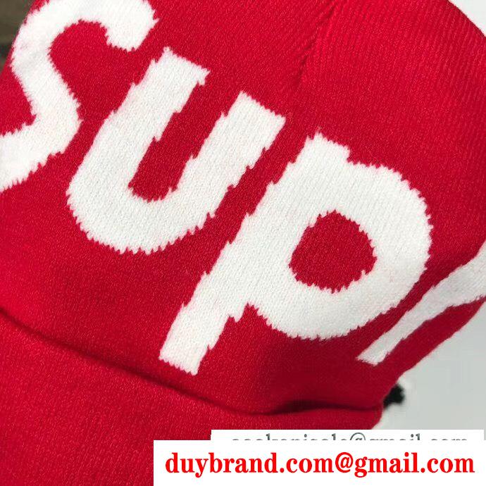 SUPREME シュプリーム ニットキャップ 多色可選 supreme big logo beanie sup 秋冬間違いないアイテム 大好評シリーズ