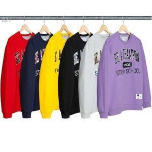 Supreme Supreme Autumn Classic Lựa chọn nhiều màu sắc Supreme X Champion 18SS ở lại trường thực tế _Supreme Supreme_ Thương hiệu giá rẻ 